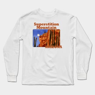 Superstition Mountain, Arizona Long Sleeve T-Shirt